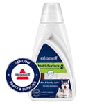 BISSELL Multi-Surface Pet with Febreze, Cleaning Solution for CrossWave Multi-Surface Wet-Dry Vacuums, For use on hard floors and area rugs, 1L, 2550