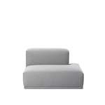 Muuto - Connect Modular Sofa, Right Open-Ended (G) - Wooly 1007 - Marinblå - Blå - Soffor