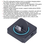 Hd Multimedia Interface To Tv Dock Replacement Mini Docking Station For Switch