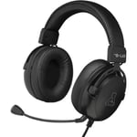 CASQUE GAMER FILAIRE - THE G-LAB - KORP TITANIUM - MICROPHONE - PC/PS4/XBOX ONE - NOIR