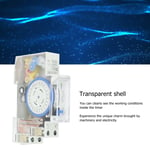 Mechanical Timer Switch Professional Wide Application Time Switch Transparent AC