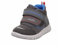 Superfit Sport7 Mini Sneaker, Grey Blue 2000, 8.5 UK Child