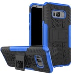 Samsung Galaxy S8 Plus      Heavy Duty Case    Blue