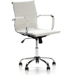 Fauteuil de Bureau Croma inclinable Blanc,Cuir Synthétique - blanc