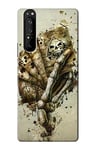 Skull Card Poker Case Cover For Sony Xperia 1 III