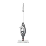 Shark Floor & Handheld Steam Cleaner, Steam Mop for Hard Floors with Klik n' Flip, Clean Tiles, Surfaces, Taps & Glass with Lift-Away, Garment Steamer & 5 Accessories, 2 Settings, Grey/White S6005UK