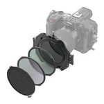 SMALLRIG Kit de Filtres avec Pince Réglable de 67 mm à 82 mm, avec Filtre CPL et Filtre de Diffusion Noir 1/4, pour Appareils Photo Reflex Numériques sans Miroir - 4412