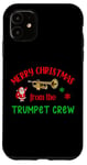 iPhone 11 Merry Christmas from the Trumpet Crew Band Member Musician Case