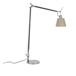 Artemide - Tolomeo Basculante Reading Golvlampa, Skärm i Pergamentpapper - Leselamper - Giancarlo Fassina,Michele De Lucchi - Sølv