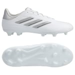 adidas Copa Pure 2 League FG Pearlized - Hvit/Sølv Barn - Gress (FG), størrelse 28½