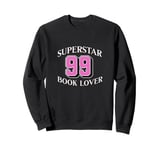 Sporty “Superstar Book Lover 99” Sweatshirt