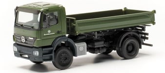 HERPA - Camion porteur benne BUNDESWEHR – MERCEDES Axor 4x2 - 1/87 - HER74694...