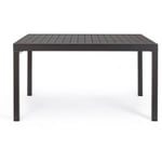 Table extérieure - Pelagius - Extensible - Aluminium - 10 personnes - Noir - Rectangulaire