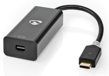 Nedis USB-C til Mini Displayport adapter - 8K/60 Hz - Sort - 0.2