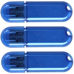 3X 128MB USB 2.0 Flash Drive Memory Stick Cle U Disque pour Le Stockage de Donnees