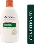 2X Aveeno Volumizing For Fine Hair Fresh Greens Blend Scalp Soothing Conditioner