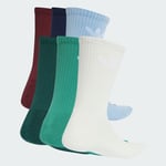 adidas Trefoil Cushion Crew Socks 6 Pairs Unisex