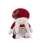 Mrs Clause Knitted Gonk - Christmas - 51cm - Floralsilk Ornament Decoration