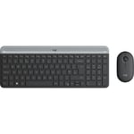 Logitech Ensemble Clavier Souris sans Fil et silencieu MK470 Ultrafin Disposition Com