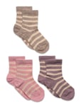 Eli Socks - 3-Pack Sockor Strumpor Multi/patterned Mp Denmark