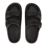 Sandaler Tofflor EVA Tjocka Sulor Slip On Slides Sommar Utomhus Snygga Cloud Tofflor Black 38/39