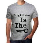 Homme Tee-Shirt Le Pardon Est La Clé - Forgiveness Is The Key - T-Shirt Graphique Éco-Responsable Vintage Cadeau Nouveauté