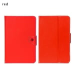 (Punainen) 7 8 9 10,1 tuuman yleiskäyttöinen tablettikotelo Flip Stand Cover iPadille Samsung Huawei Lenovo Android Hard PC Tablet -tietokoneen suojakuoret ja -kuoret