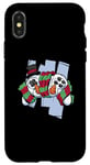 Coque pour iPhone X/XS Manette de jeu de Noël - Noël amusant