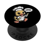 Chef Cook Duck – Dictons humoristiques mignons graphiques sarcastiques humoristiques PopSockets PopGrip Interchangeable