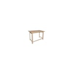 Wellhome - Plateau de table pliant en bois fini sans vernis 100x60x75 cm - Naturel