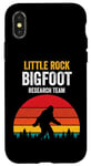 Coque pour iPhone X/XS Équipe de recherche Little Rock Bigfoot, Big Foot