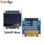 Panneau d'affichage OLED",0.96 pouces,ic SPI série 7/4Pin blanc/bleu/jaune/bleu/jaune,Module d'affichage SSD1306 12864,"écran LCD pour Arduino - Type 7pinSPI-Blue