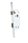 Bricard 2677 Serrure à encastrer axe 40 mm pour Porte de Chambre à Clé. coloris Blanc