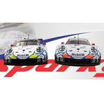 PORSCHE 911 RSR N.911/N.912 PETIT LE MANS 2018 SET 1:64 Spark Model Modellino