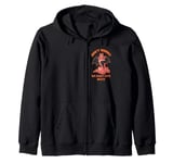 Retro Demon Pin-Up Devil Don't Bite Much Vintage Succubus Zip Hoodie