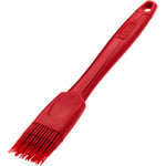 KAISER KAISERflex Red Basting and Pastry Brush Narrow 32 cm 100% Food-Safe Silicone with Metal Core Dishwasher-Safe High Form Stability and Flexibility