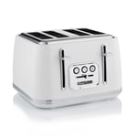 Swan Elegance 4 Slice Toaster with Gloss Finish ST19025WHT (White) 🚚💨