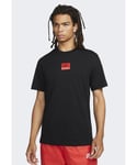 Nike Sportswear Air Max Mens T-Shirt in Black Jersey - Size 2XL