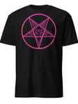 Pink Baphomet Pentagram T-shirt