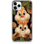 ERT Group Original Disney Coque de Protection pour Chip & Dale 002 iPhone 11 Pro Max Multicolore