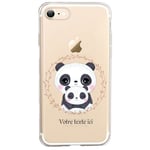 Coque Iphone 7 et 8 panda maman