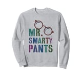 Sarcastic Little MR SMARTY PANTS My School Kids Teacher Boys Sweatshirt