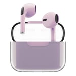 Juice Wireless Earphones, Pick 'N' Mix Bluetooth Earbuds with Earphones Wireless Charging Case & USB C Cable. Touch Control Earpods with 10m Bluetooth Range & 20 Hours Playback (Purple)