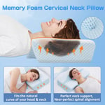 Hydomi Memory Foam Neck Support Pillow for Neck Shoulder Pain Sleeping: Cervical