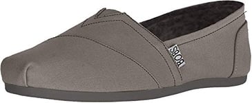 Skechers Femme Bobs Plush-Peace & Love Sandale Cage Espadrille, Anthracite, 40.5 EU