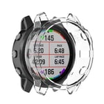 YOUZHIXUAN Smart watch series For Garmin Fenix 6s TPU Half Coverage Smart Watch Protevtice Case(Black) (Color : White)