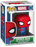 Figurine Pop - Marvel - Spider-Man En Pull Moche Noël - Funko Pop