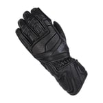 REBELHORN Hike II Gants de Moto pour Homme en Cuir de chèvre avec plaques en Mousse avec Ventilation, essuie-Glace pour Casque et écran Tactile