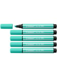 STABILO Pen 68 MAX - Felt-tip pen with thick chisel tip - ice green