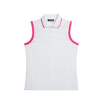 J.Lindeberg Lila Sleeveless Pique Dame Hvit L